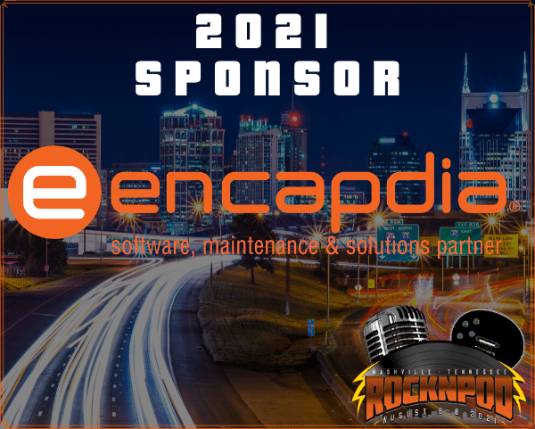 Encapdia, rocknpod, sponsor, technology partner, nashville, convention, conference, 2021